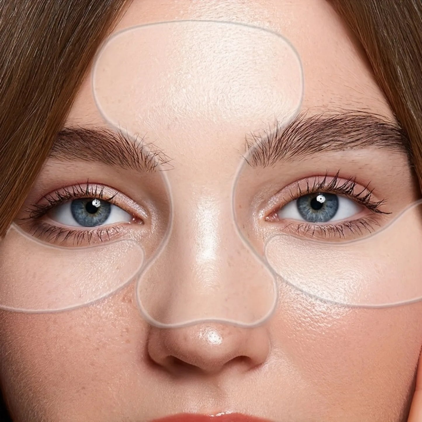 Reusable silicone facial patches for wrinkle treatment, skin rejuvenation, and anti-aging skincare for women by amzzonstore.
