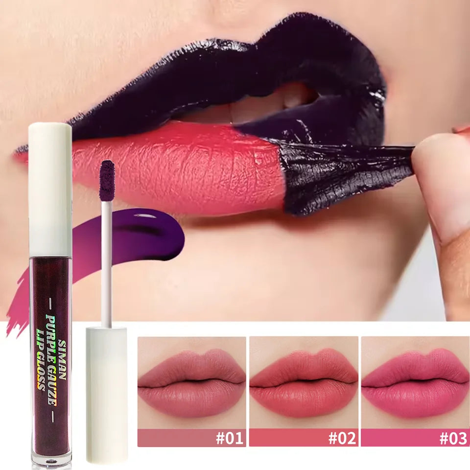 JUJU DREAM 3 piece peel off lip stain set for long lasting pink tint makeup