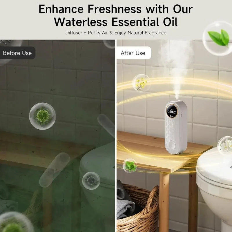 Amzzonstore A71Z intelligent aromatherapy humidifier with fragrance diffuser for bedroom and bathroom air freshening.