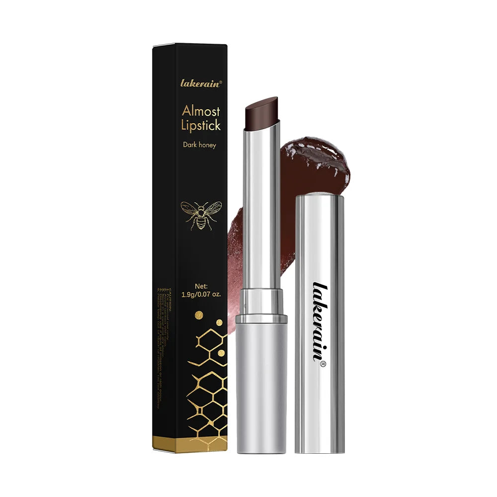 Honey-colored lip balm set by amzzonstore featuring long-lasting, moisturizing lipstick and lip plumper for nourishing lip care.