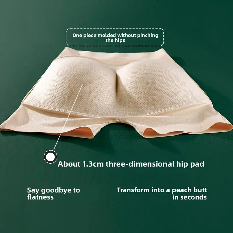 Women's body shaper butt lifter panties in black with seamless design, providing shaping and lifting support.
