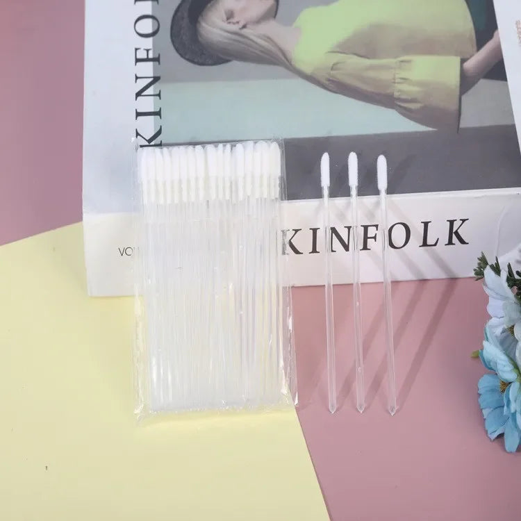 Set of 500 disposable lip wand applicators for lipstick and gloss, professional makeup brushes by amzzonstore.