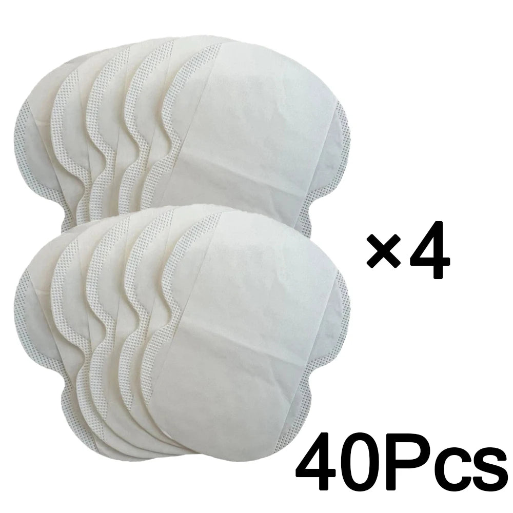 Disposable underarm sweat pads from amzzon.store, showing absorbent shields designed to reduce sweat and odor under the arms.