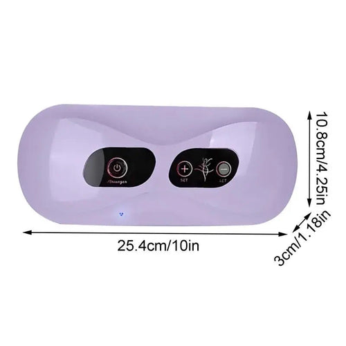 Portable electric abdominal massager from amzzon.store with slimming and muscle stimulation features for belly relaxation and workout.