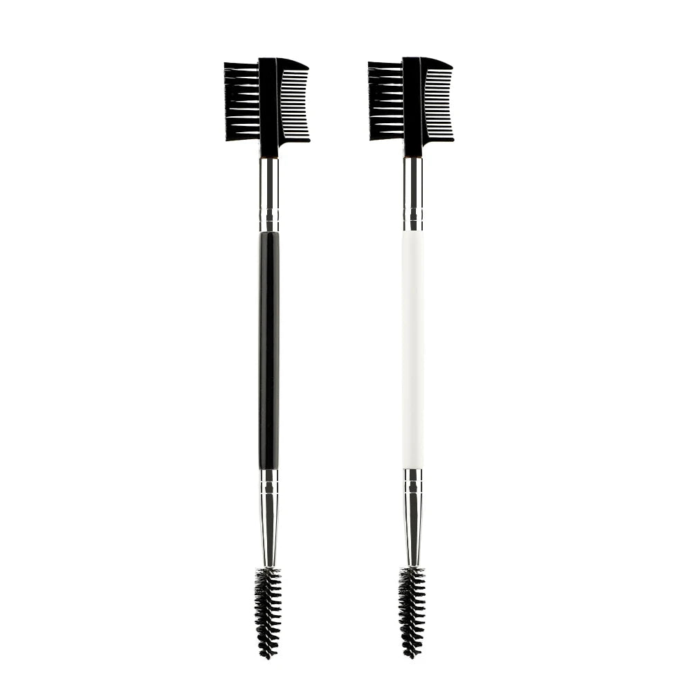 Amzzonstore 3-head eyebrow and eyelash shaper with three spoolie brushes for precise grooming and makeup application.
