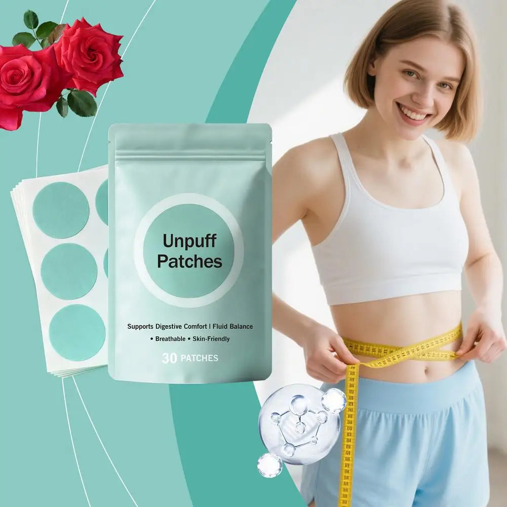 Unpuff natural appetite suppressant and weight management slimming patches 30pcs.