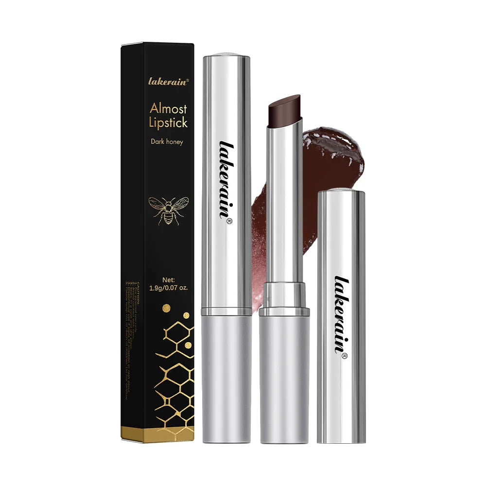 Set of four honey-colored lip balms by amzzonstore, moisturizing and nourishing lipstick with long-lasting plumping effect.