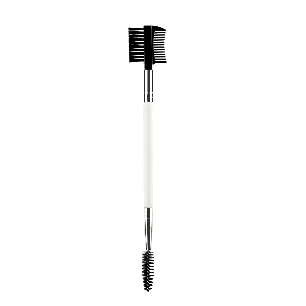 Set of 1/2/5 PCS eyebrow and eyelash shaper brushes with three spoolie grooming tools for makeup and cosmetic use.