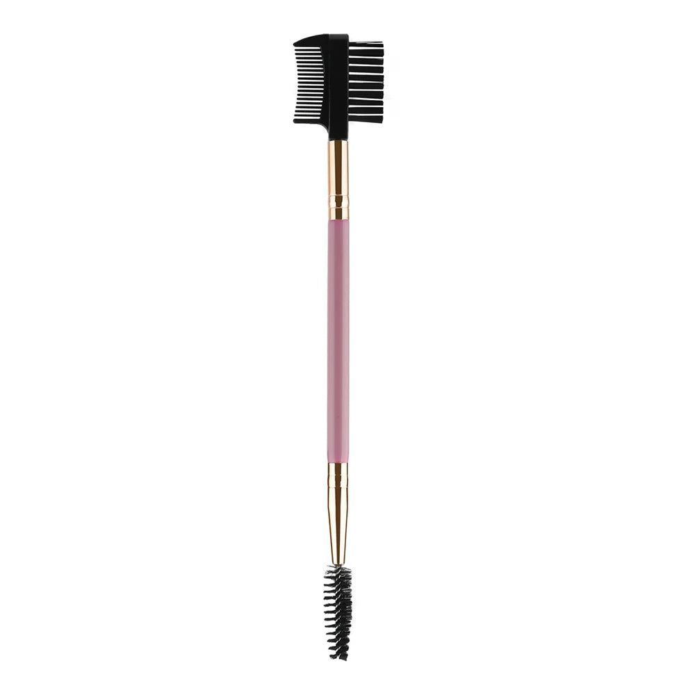 Set of 1/2/5PCS eyebrow and eyelash shaper with 3 double-head spoolie brushes, makeup grooming tools from amzzonstore.