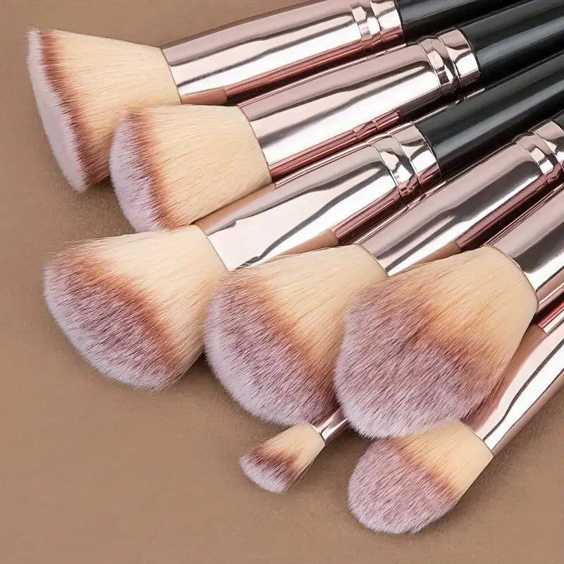 Set of professional 3/20pcs makeup brushes including eyeshadow, foundation, concealer, blush, and kabuki brushes for women by amzzonstore
