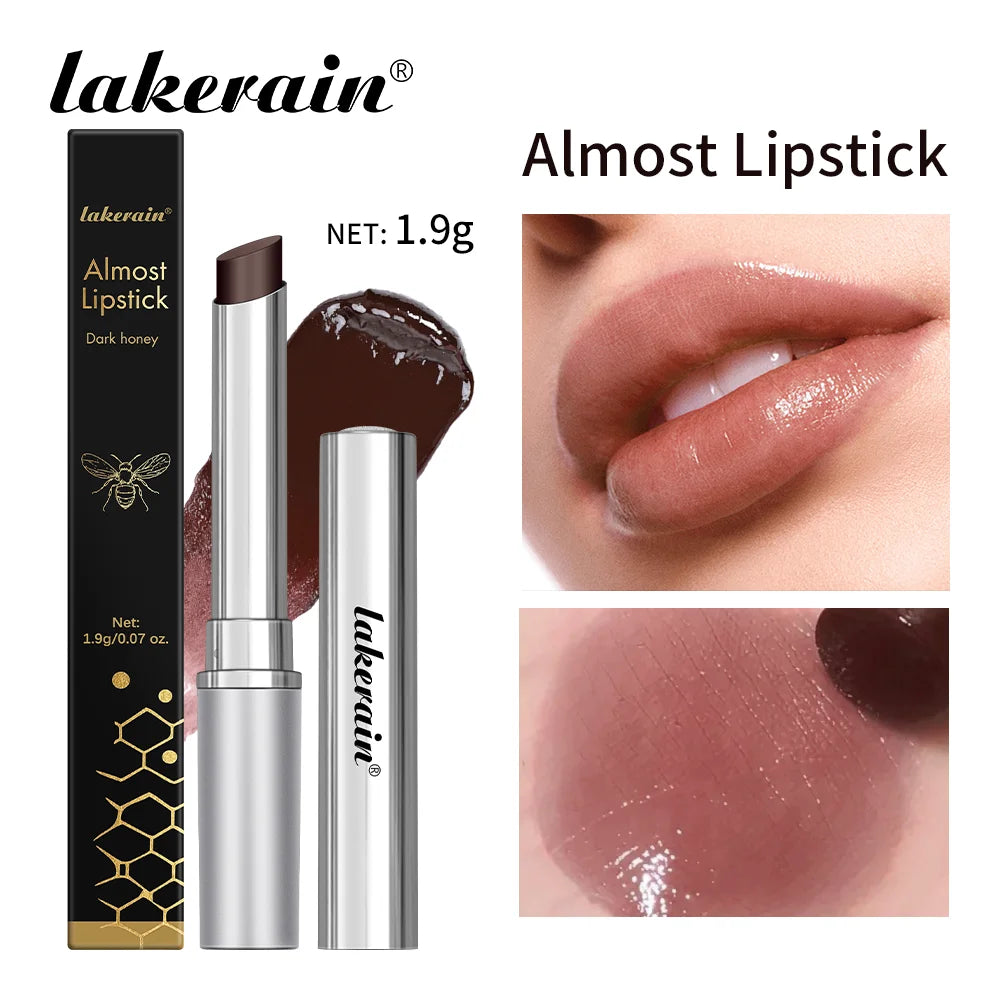 Set of 4 honey-colored lip balms by amzzonstore, moisturizing, nourishing, and long-lasting lipstick for soft, plump lips.