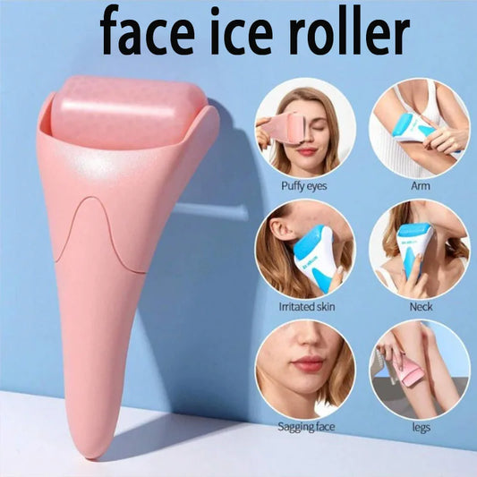 Amzzonstore facial ice roller and massager for cooling and reducing dark circles, reusable and easy to clean beauty tool.