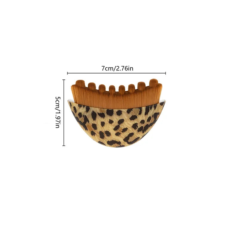 Wooden facial lymphatic drainage brush for contouring and anti-puffiness massage, designed for skin care and facial cleansing.