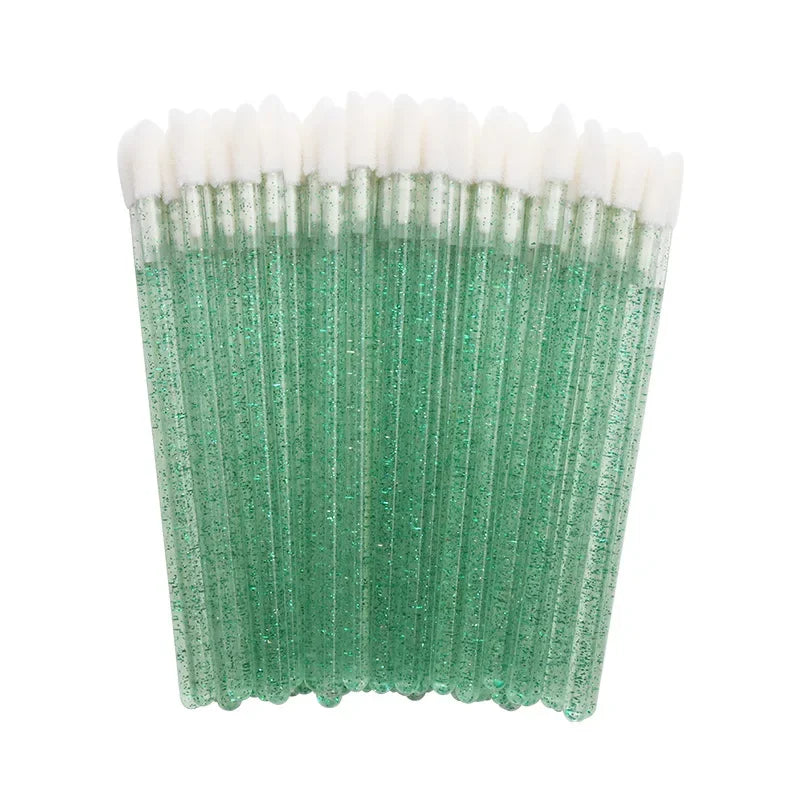 500PCS disposable lip wand applicators for lipstick and gloss, professional makeup brushes in a wholesale kit by amzzonstore