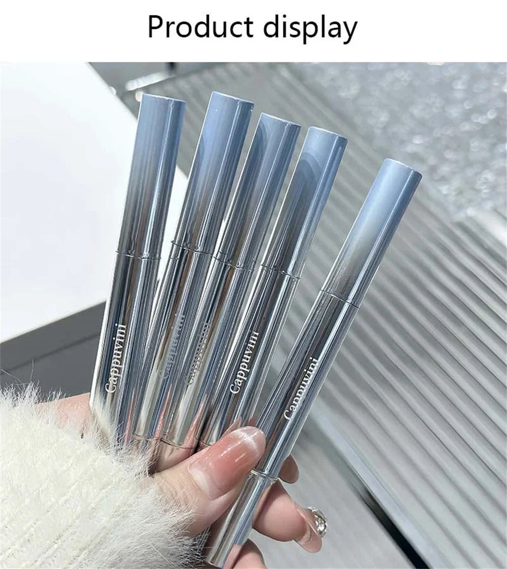 Metal head ice diamond essence lip tint from amzzonstore with water-light glass finish, moisturizing and plumping lip gloss for smooth lips
