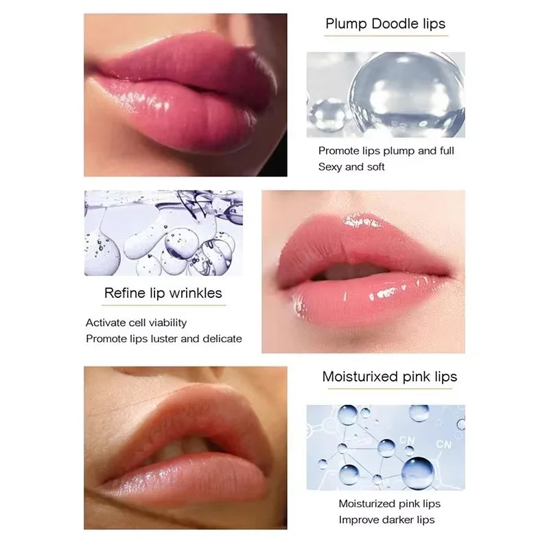 Amzzonstore volumising lip plumper oil with glossy finish, moisturizing and anti-wrinkle lip enhancer for fuller, sexy lips.