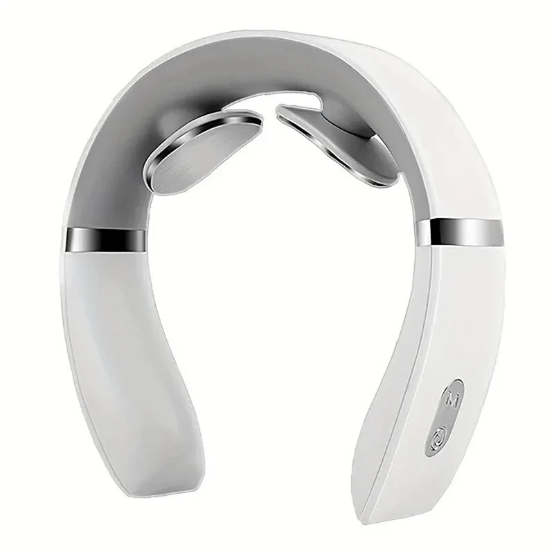 Portable cross-border neck massager from amzzonstore with shoulder and cervical spine support, compact and easy to use at home or travel.