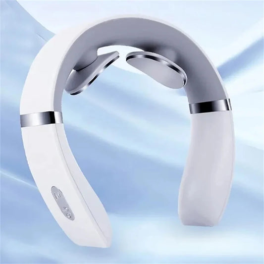Portable amzzonstore cross-border neck massager with shoulder and cervical spine support, compact household mini massager for neck relief.
