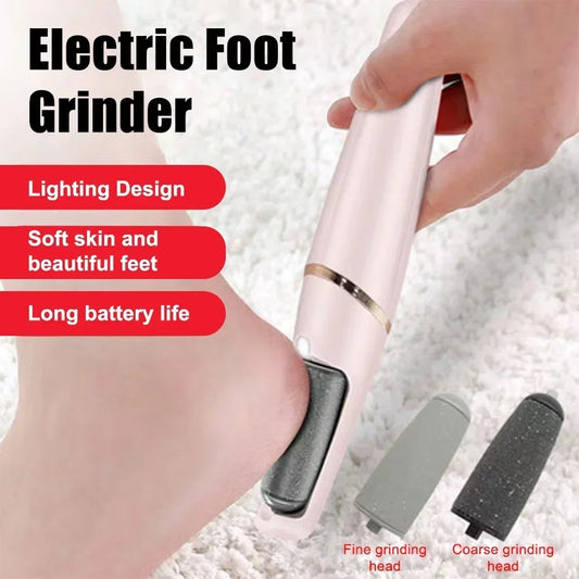 Rechargeable electric callus remover for feet by amzzonstore, waterproof portable foot file and pedicure tool with a sleek design.