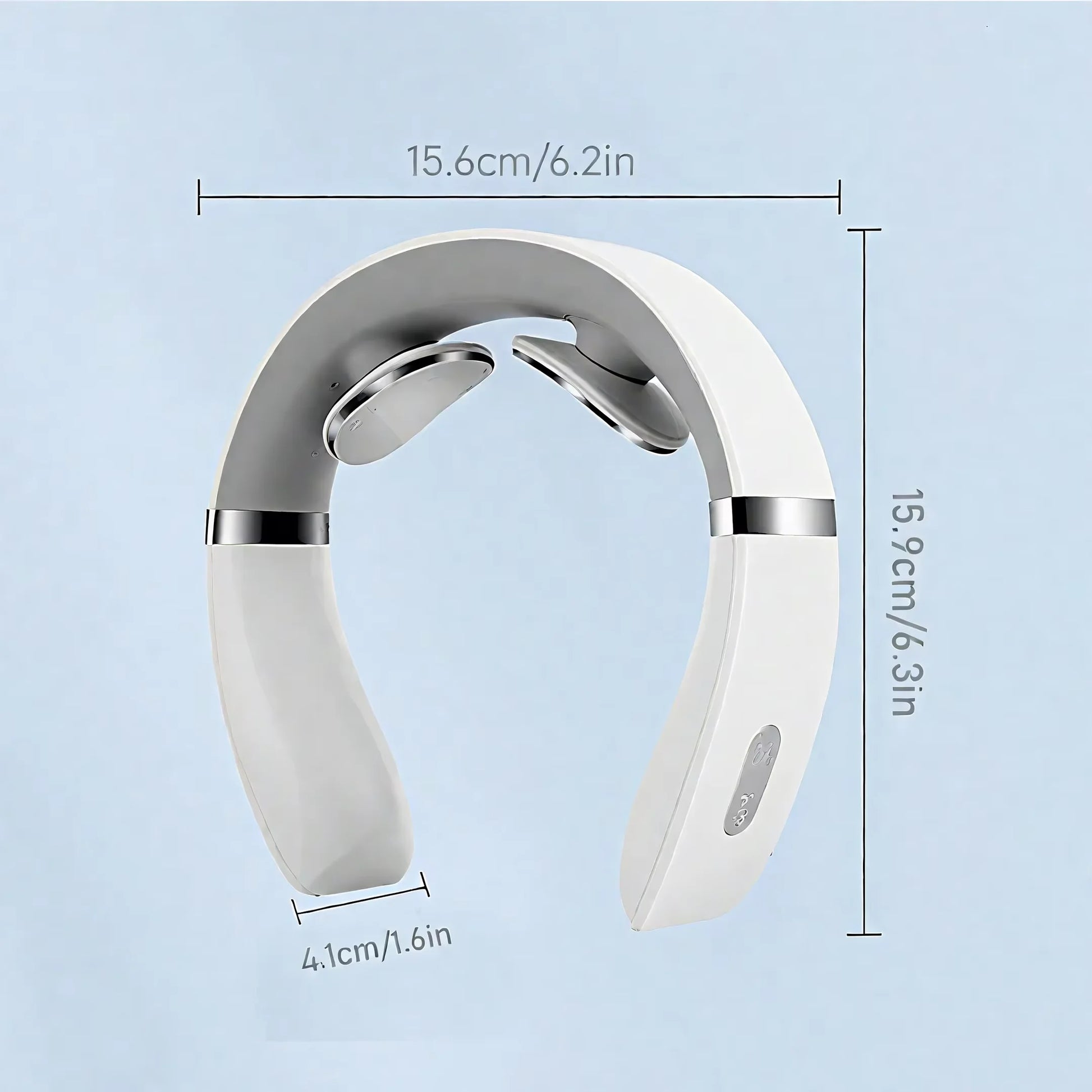 Portable amzzonstore cross-border neck massager with shoulder support and cervical spine relief in a compact household design.