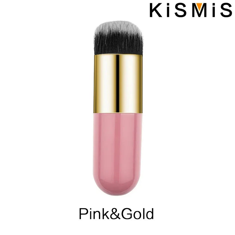 Professional flat cream makeup brushes set with face, cheek, contour, blush, and foundation brushes for flawless application by amzzonstore