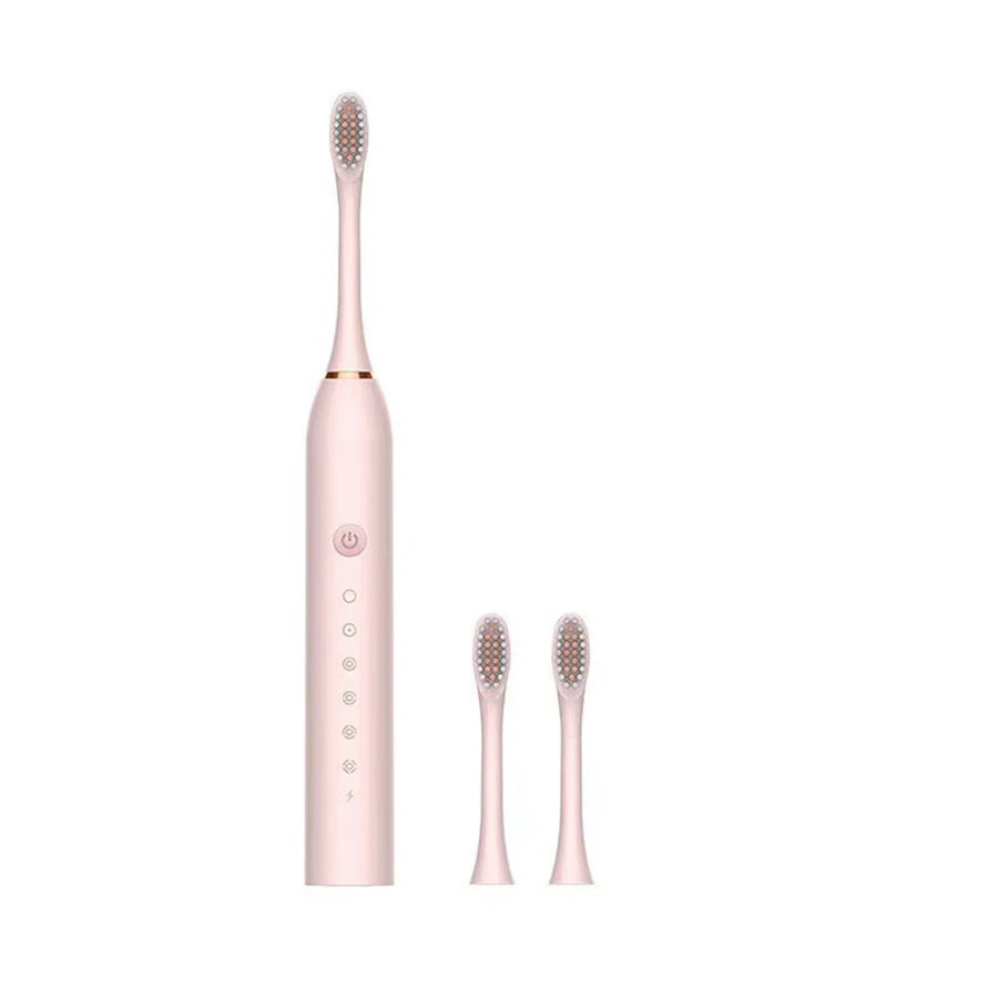 Amzzonstore Sonic electric toothbrush for adults with waterproof design, DuPont brush head, USB rechargeable, six cleaning modes.